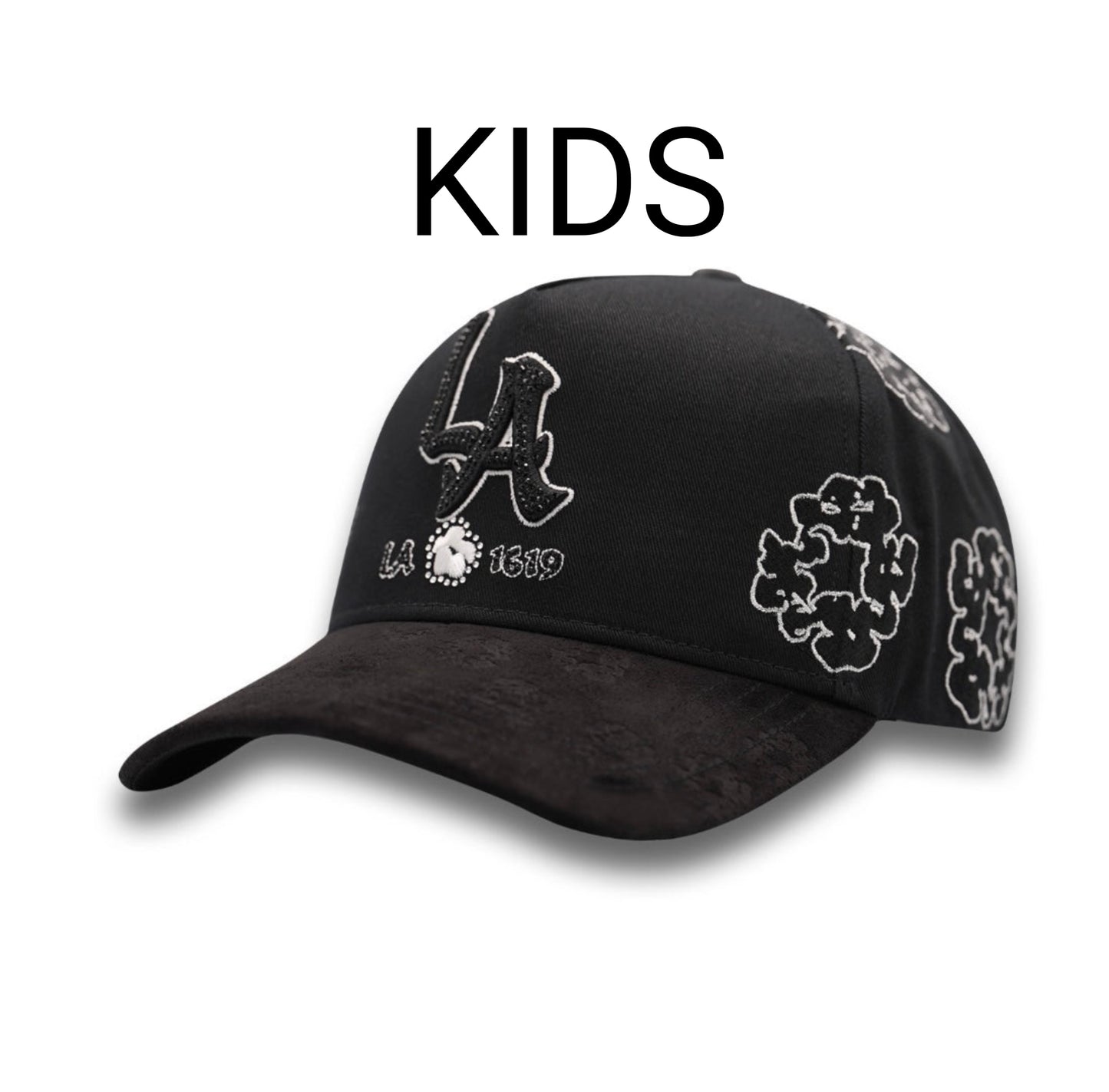 Kids LA Nubes (Black/White)
