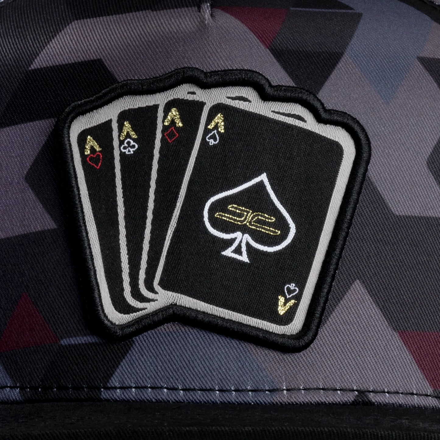 Poker Camo (Blue/Red)