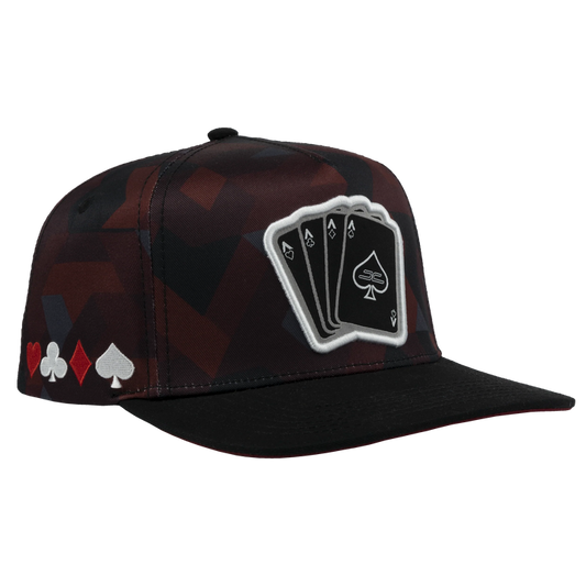 Poker Camo (Burgundy)