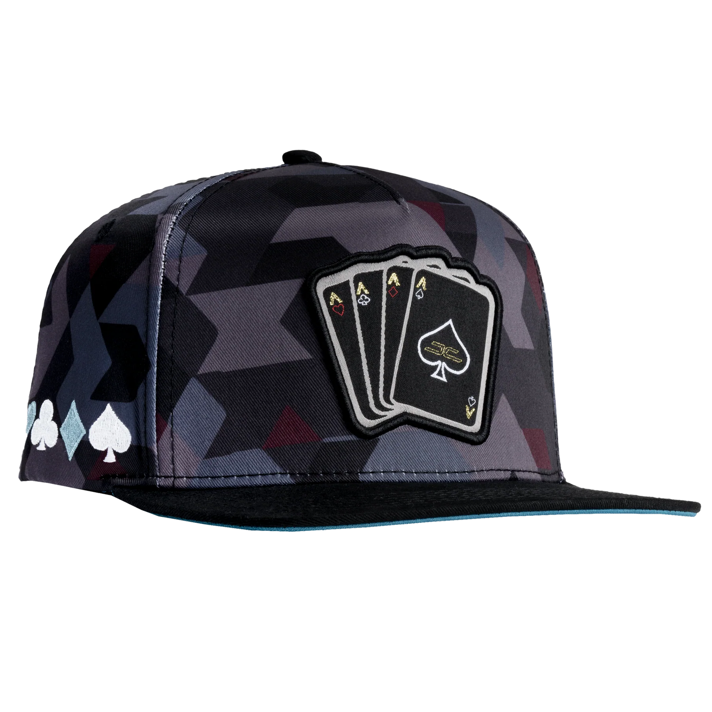 Poker Camo (Blue/Red)