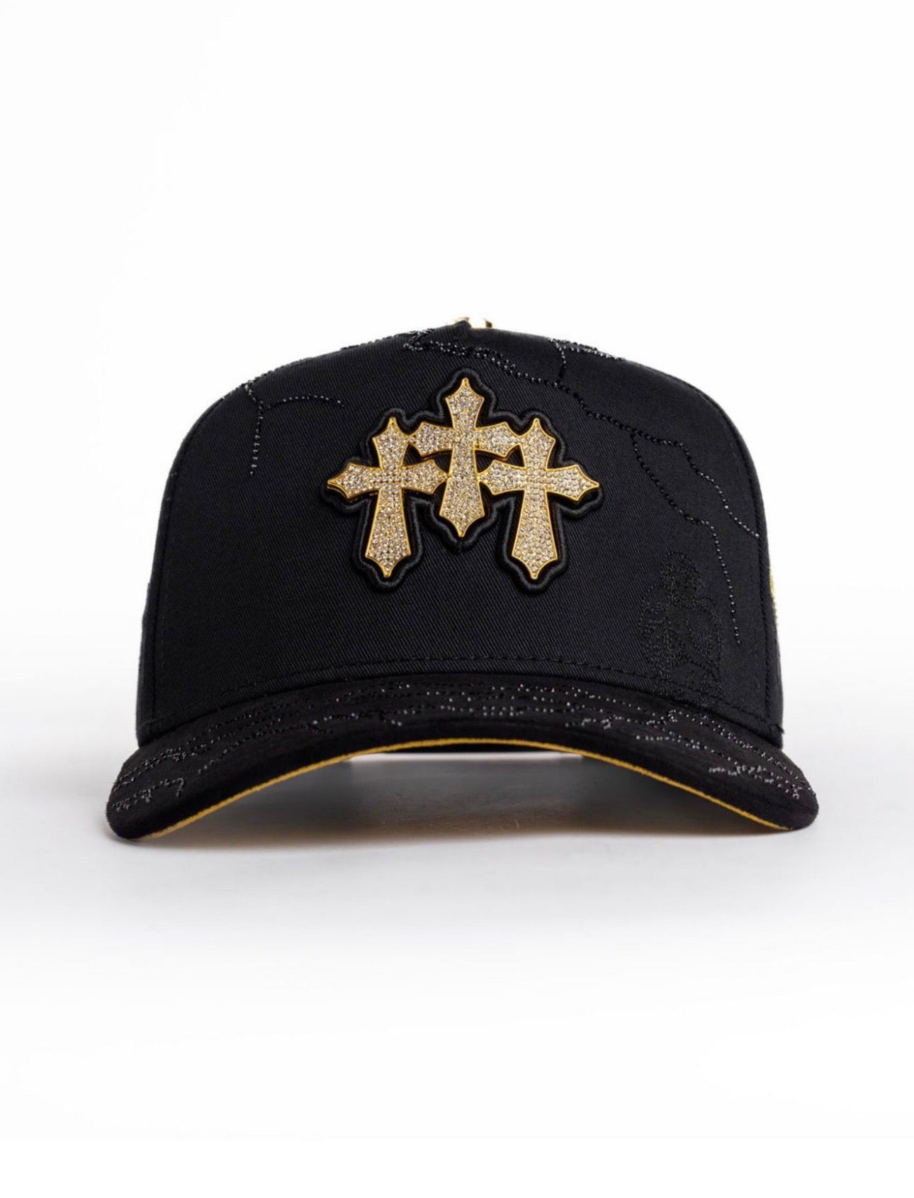 Tres Cruces Crystal (Black/Gold)