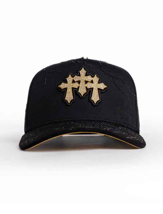 Tres Cruces (Black/Gold)