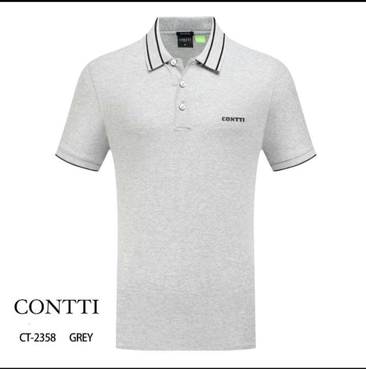 Contti Grey Collared Shirt (Adult)