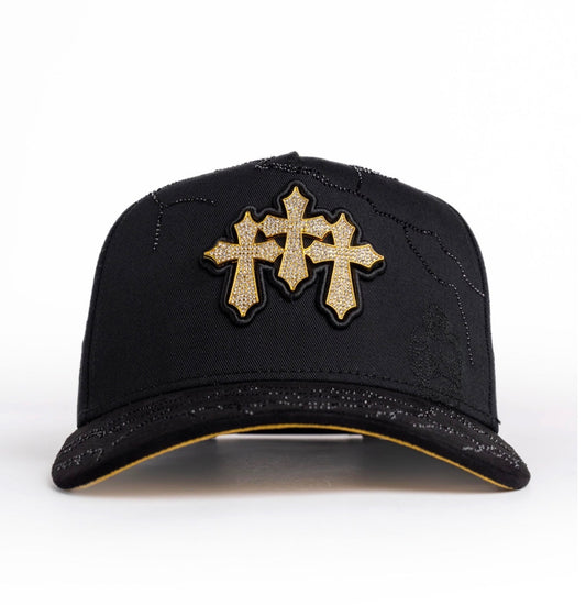KIDS : Tres Cruces Crystal (Black/Gold)