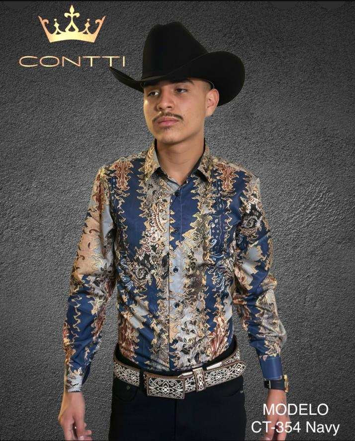 Contti Navy Western Shirt (Adult)