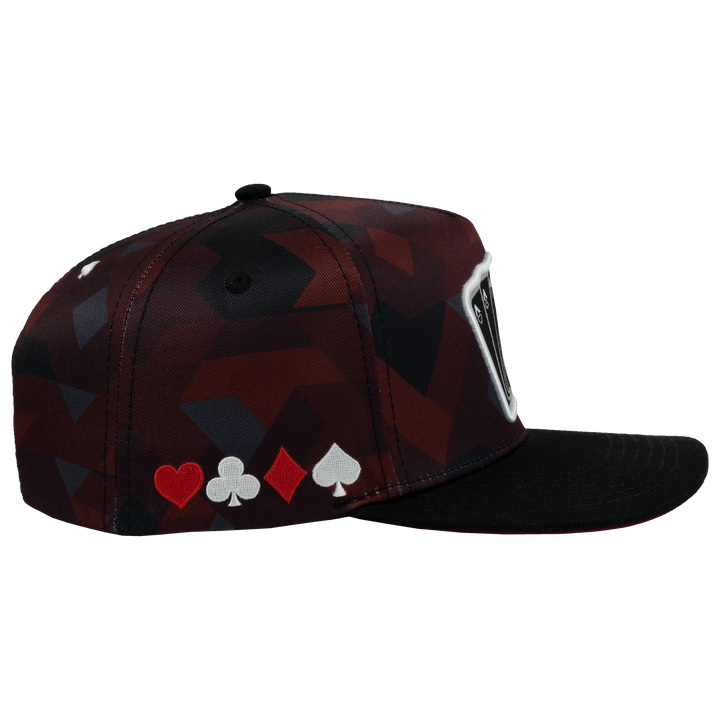 Poker Camo (Burgundy)