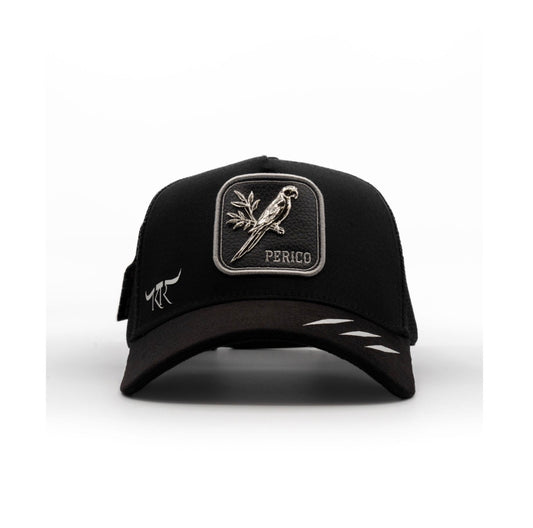Perico Trucker (Black/Silver)