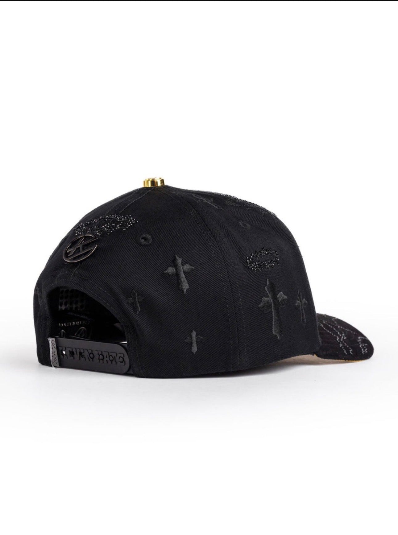 Tres Cruces Crystal (Black/Gold)