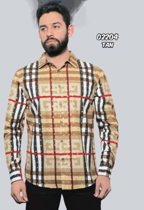 Pavini Western Shirt 022004 (Tan)