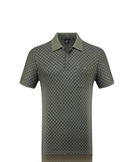 Contti Green Collared Shirt (CT-2229)