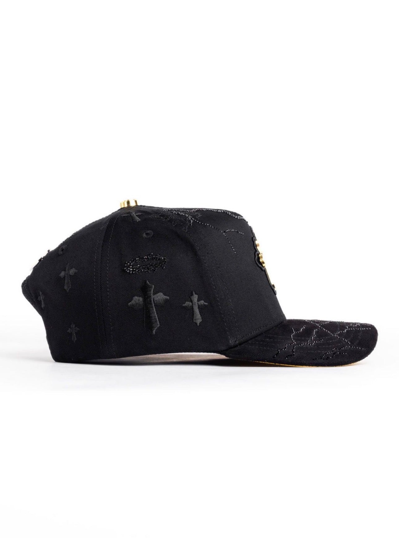 Tres Cruces Crystal (Black/Gold)