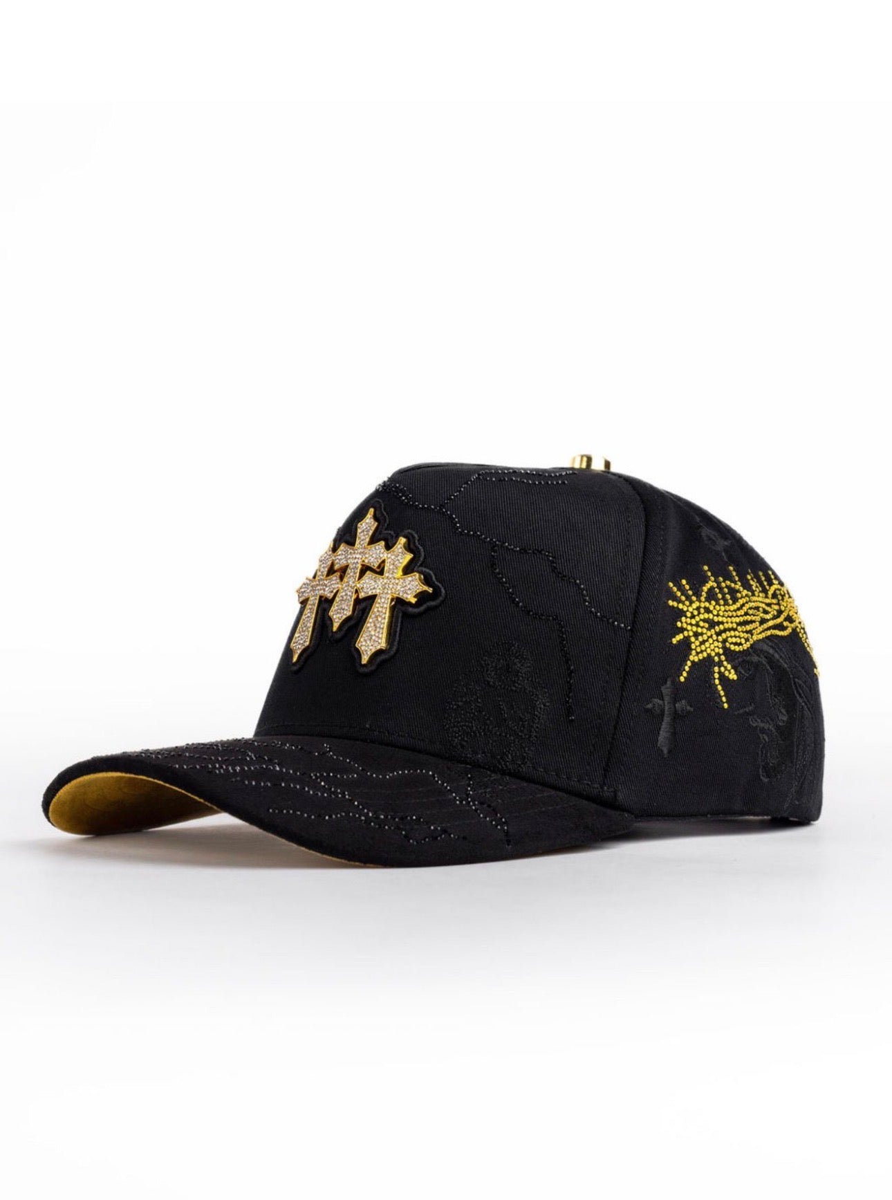 Tres Cruces Crystal (Black/Gold)