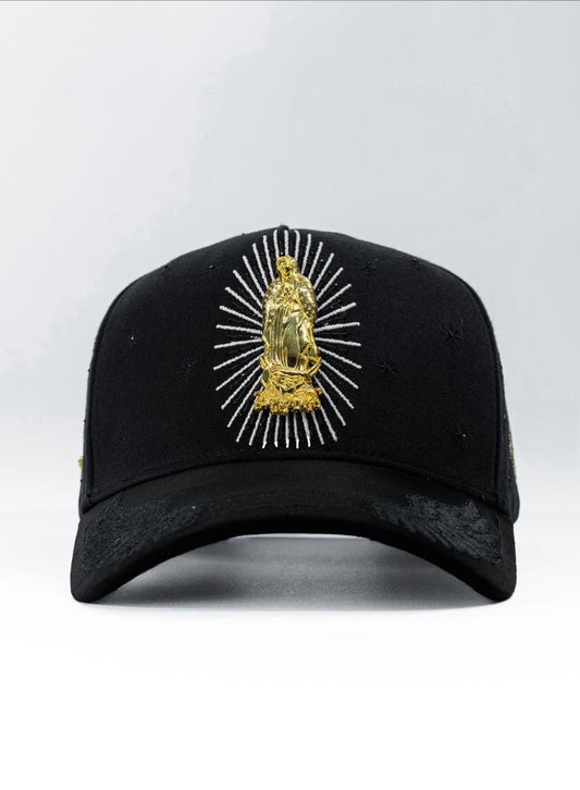 Virgen de Guadalupe (Black/Gold)
