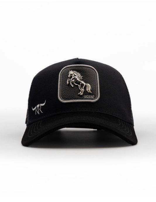 Horse Trucker (Black/Silver)