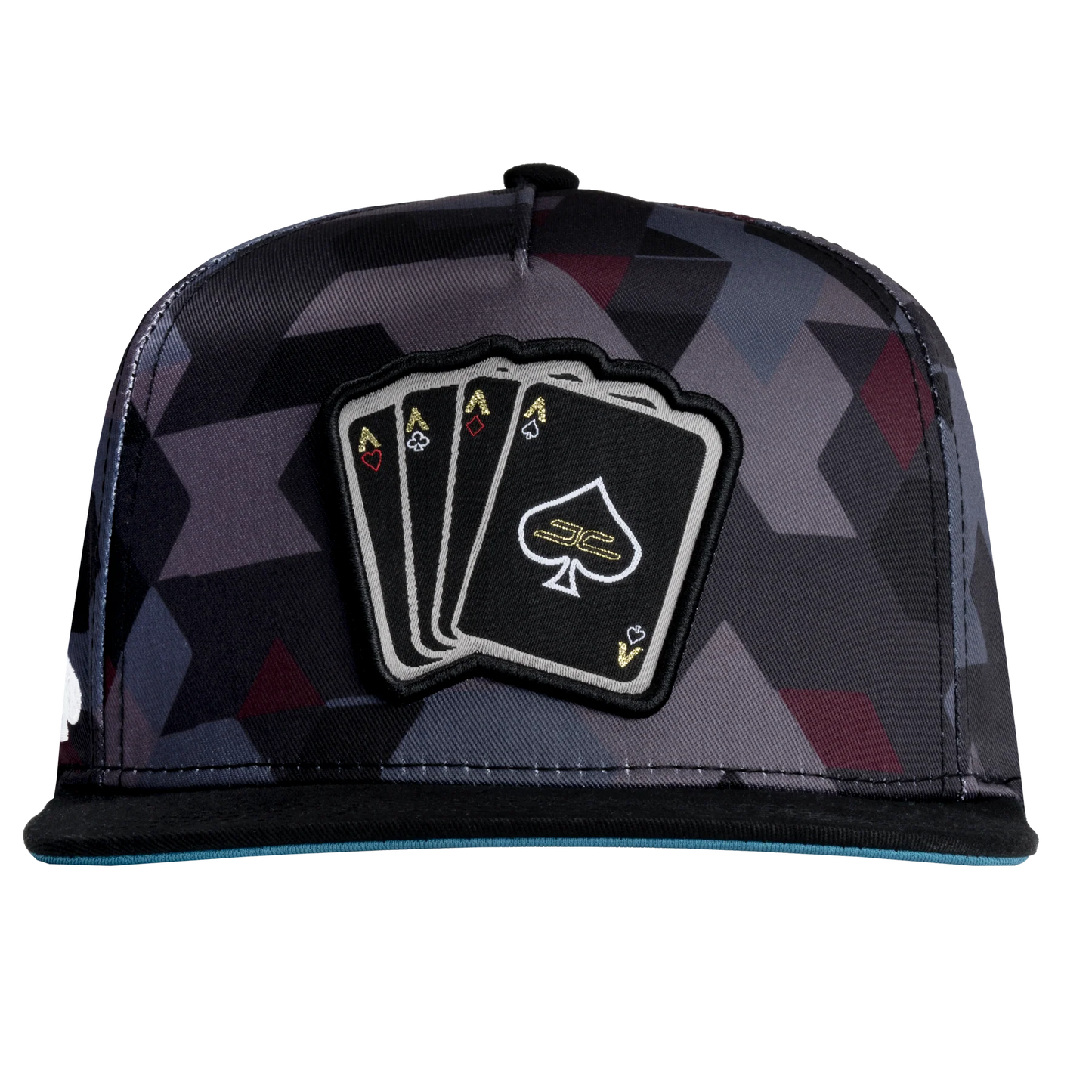 Poker Camo (Blue/Red)