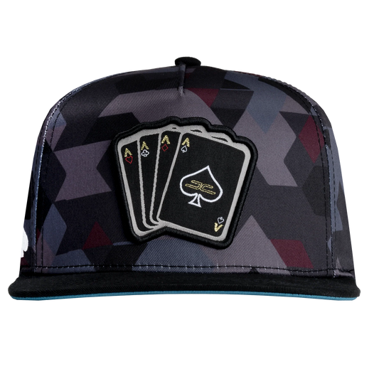 Poker Camo (Blue/Red)