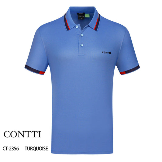 Contti Turquoise Collared Shirt (Adult)